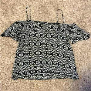 Off-the-shoulder blouse